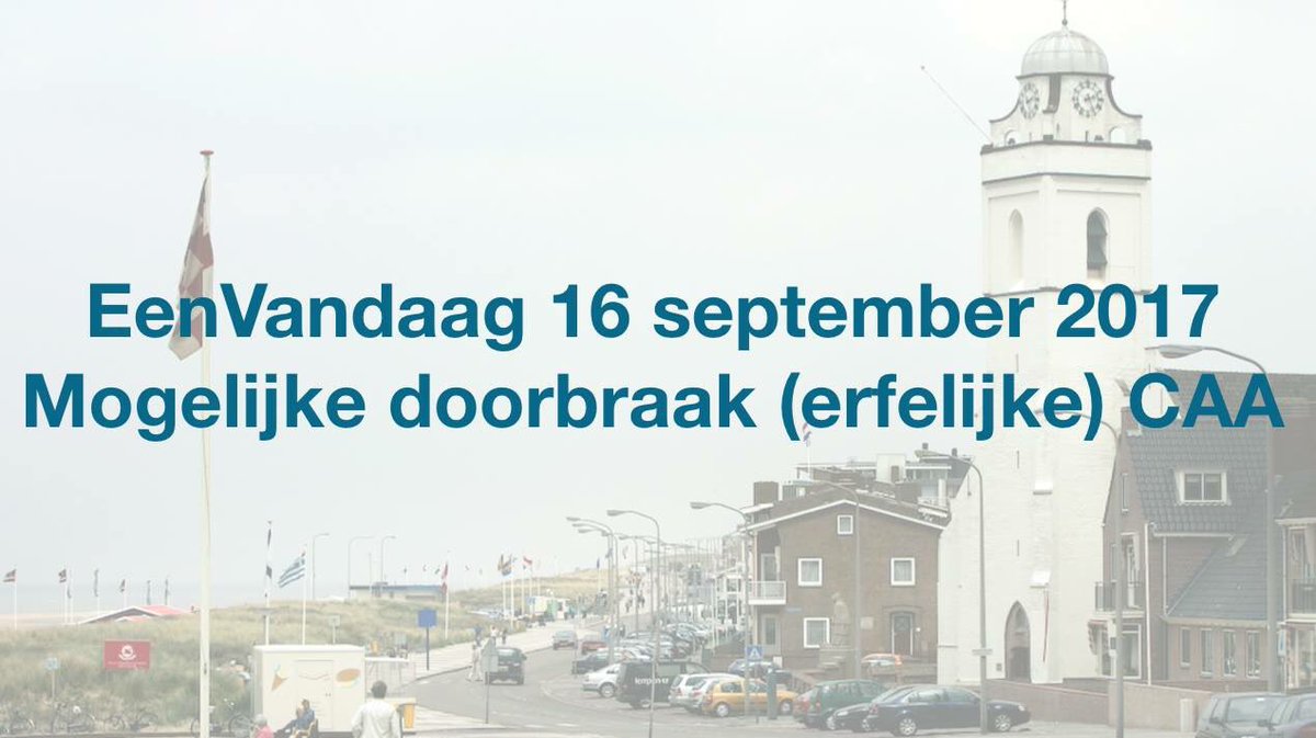 EenVandaag; doorbraak in onderzoek naar een medicijn tegen (erfelijke) CAA. Heeft u de uitzending gemist: npo.nl/eenvandaag/16-…