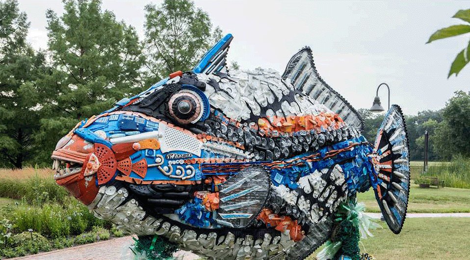 An unforgettable look at the trash washing up on our beaches: #WashedAshore opens at Shedd Sept. 23. #Cleanup2017 sheddaquarium.org/washedashore