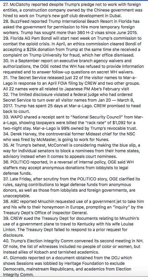 Amy_Siskind's tweet image. Experts in authoritarianism advise to keep a list of things subtly changing around you so you'll...
Week 44 (1/2): facebook.com/amy.siskind/po…