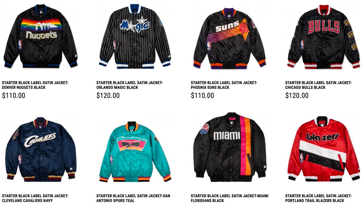 starter jackets nba