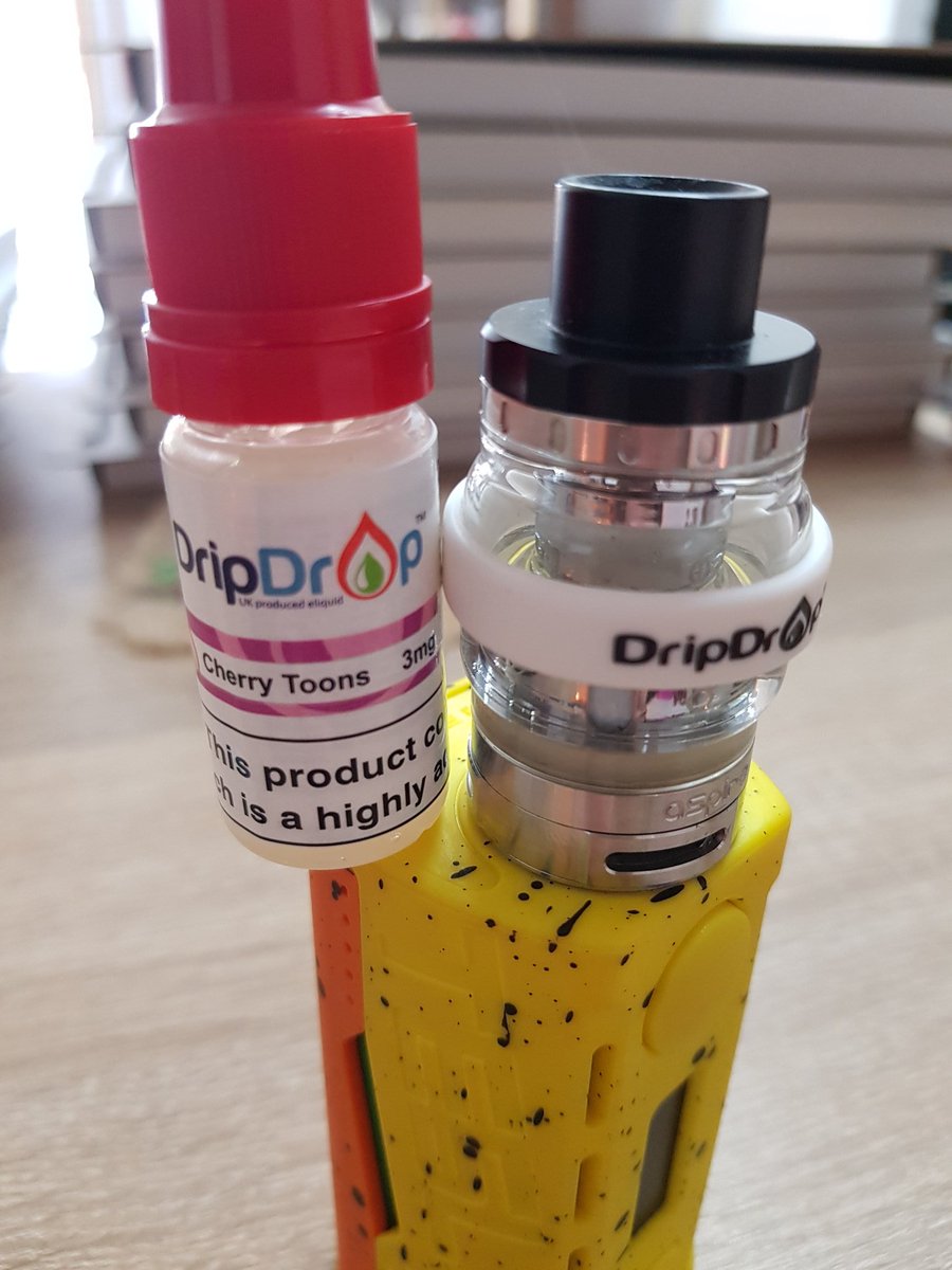 dripdropvapour's tweet photo. Can't beat a bit of #CherryToons #DripDropVapour #WYE #Cleito120 https://t.co/vXQ7wVu3fv