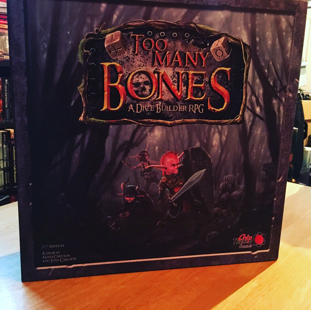 wots_qc's tweet image. We have started the hunt #BGG🤓 showing a new player #TooManyBones by @ChipTheoryGames #2017BoardgameChallenge