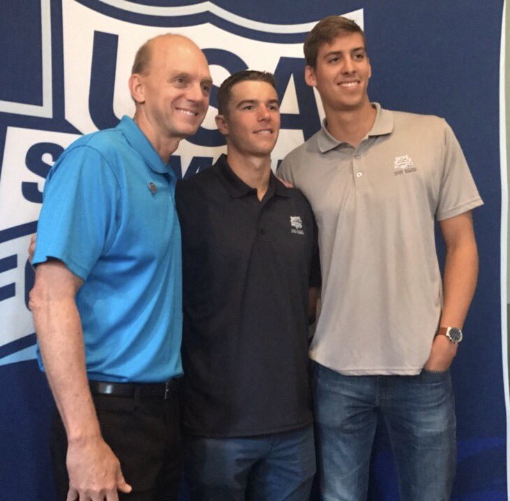 SwimFoundation's tweet photo. Enjoyed having @JoshPrenot, @mchad95, Frank Busch, and @RowdyGaines speak at our #USAS2017 Luncheon yesterday! Our guests had a great time! https://t.co/M3BwiOZowk
