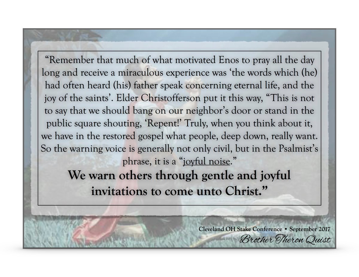 CLEMormons's tweet photo. #CLEStakeConference #PriesthoodSession #ShareGoodness #CLEStake #CapacityToLove #ChristlikeLove #LoveOneAnother #BeLikeEnos #ComeUntoChrist https://t.co/eGCHXiZWWr