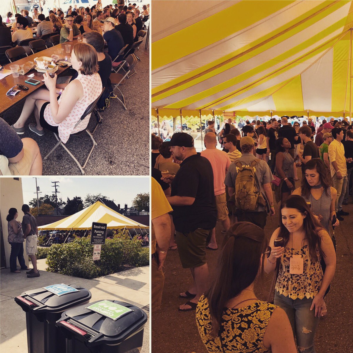 HighFiveProgram's tweet image. 1st Sesh was a blast @breweryvivant fans! Thanks to everyone for keeping it clean 💚 Let's do it again at 5p! #lesstrashmorefun #wabf2017