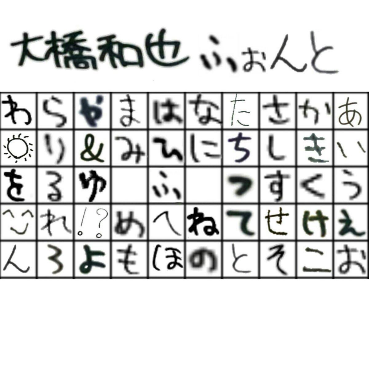 poohpy_0084's tweet photo. そういえば今流行りの自担フォント作ってみた笑
#大橋和也 https://t.co/zPBCSL3zj5