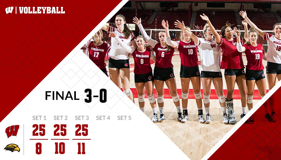 Wisconsin Volleyball tweet media