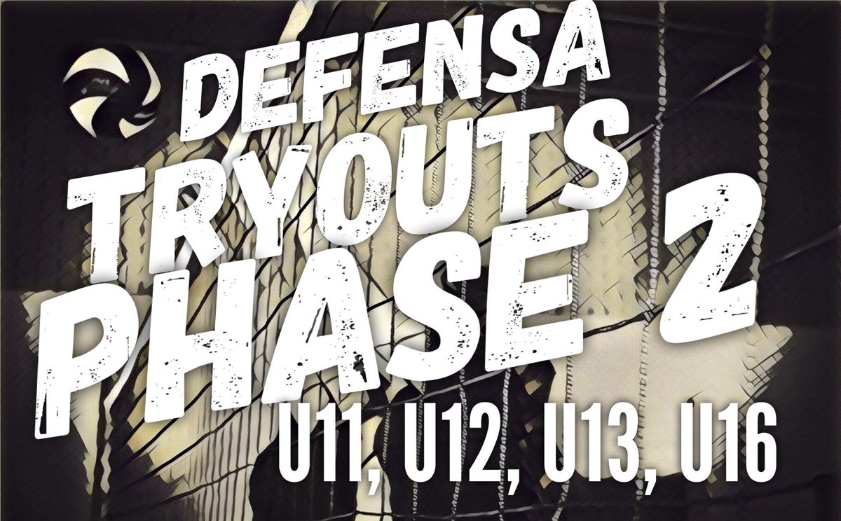 defensavb's tweet image. Phase 2 of Defensa tryouts.  Open spots available on U11, U12, U13, &amp;amp; U16.  Register on our website: defensa.ca