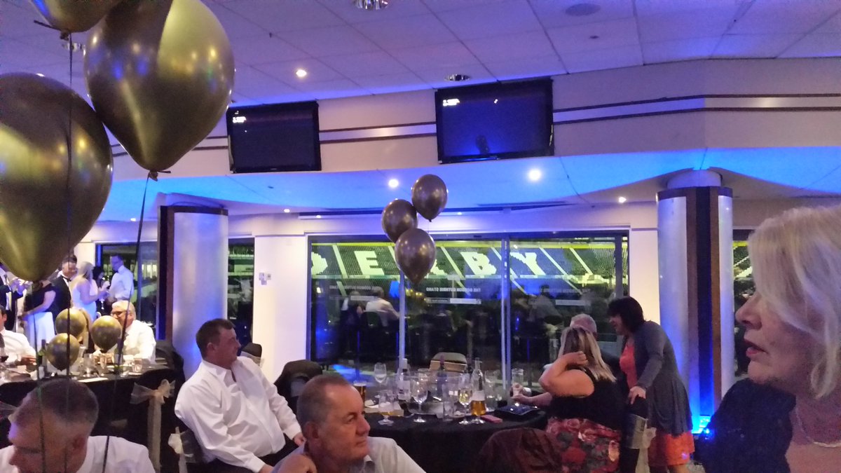manhatton45's tweet photo. The atmosphere at pride Park doesn't change much, still quiet #worksnight #party #emptyseats https://t.co/oBIh6TJtvz