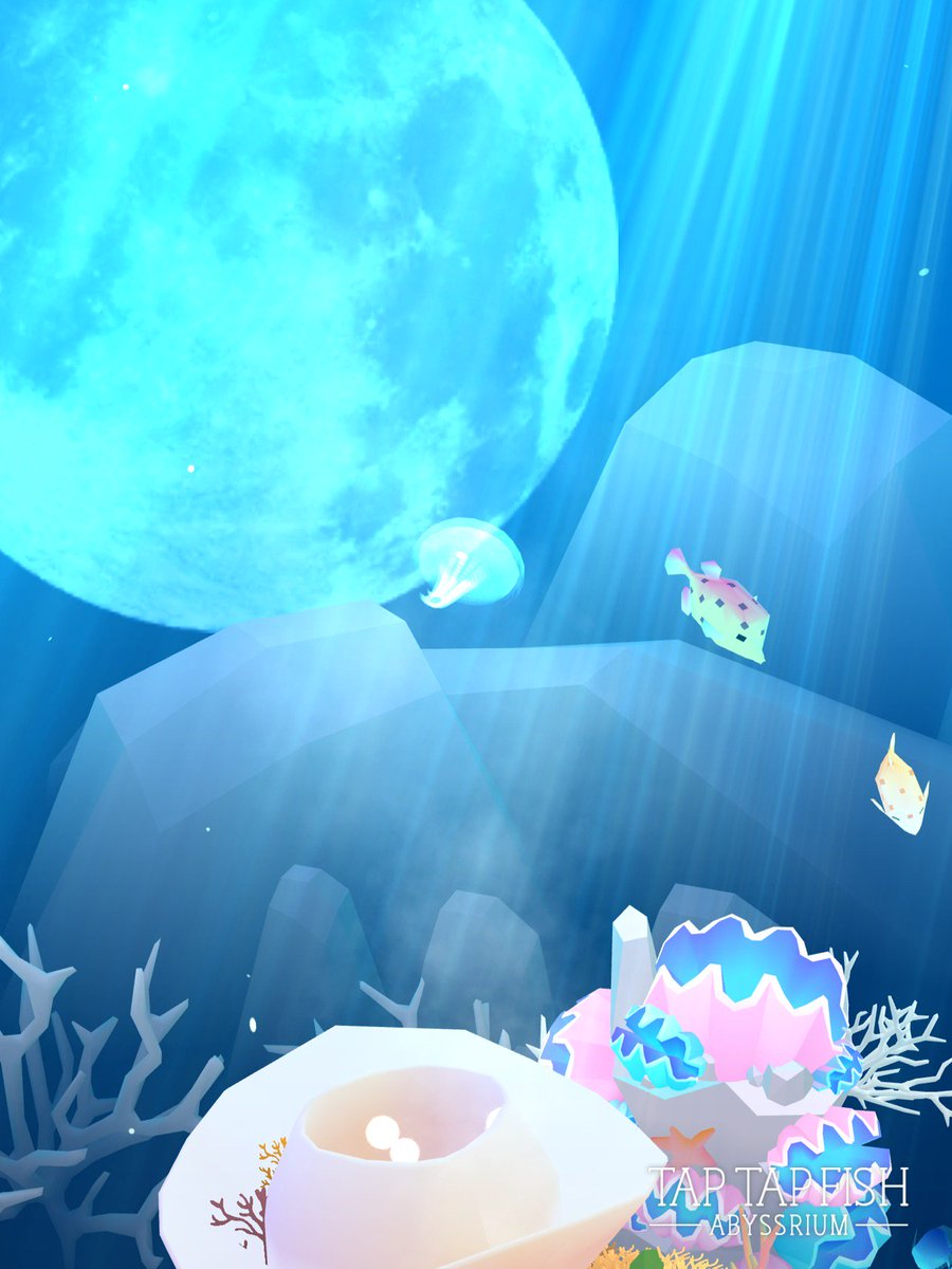 flytoucan's tweet photo. Mi Medusa Luna:) 
#taptapfish
Download: https://t.co/0PGGCG5rNO https://t.co/DjoAohUnuh