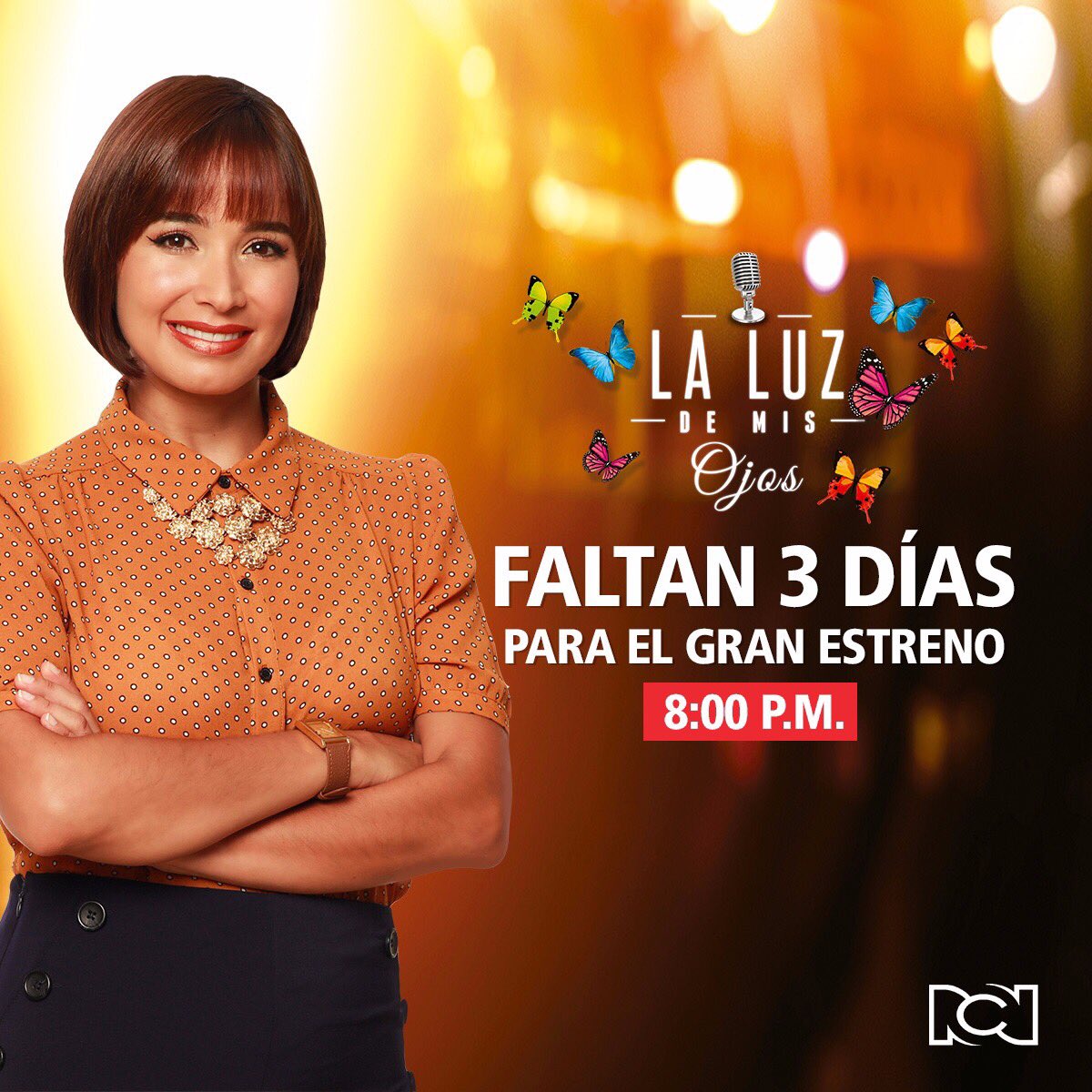 laluzdmoRCN's tweet photo. No se pierdan el gran estreno de #LaLuzDeMisOjos este martes a las 8:00 p.m. Una historia llena de amor y de música. https://t.co/3eyEmArqX8