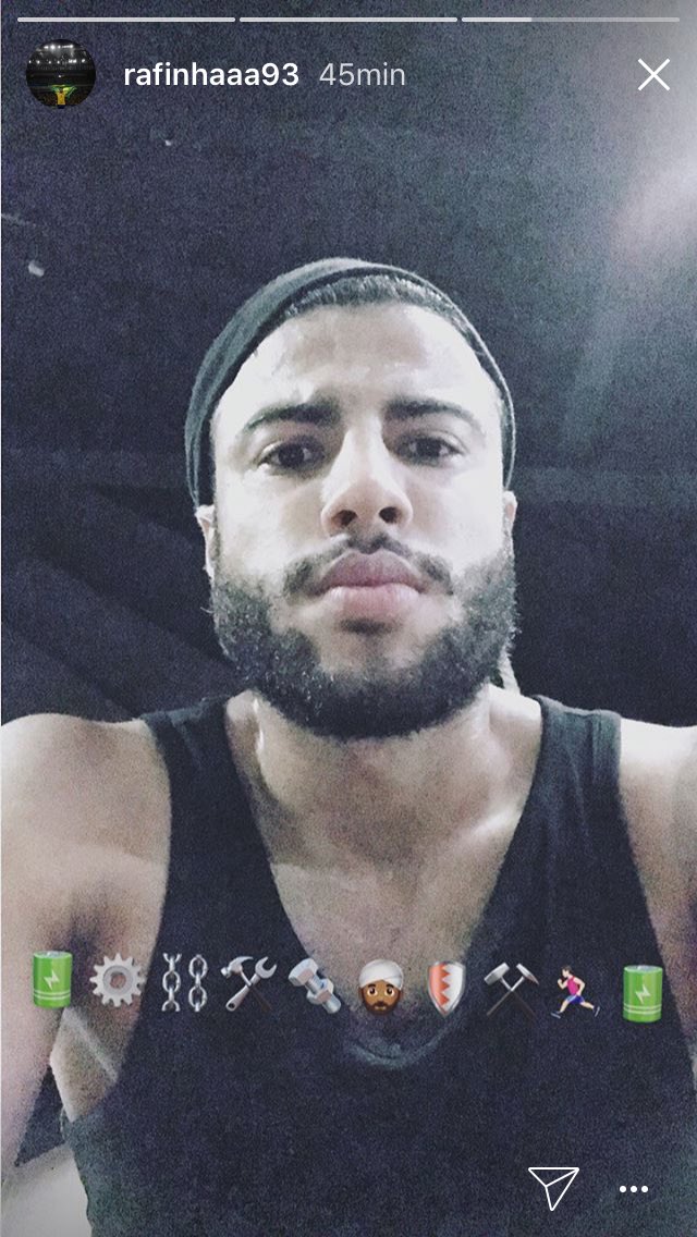 solorafinha's tweet photo. Work hard @Rafinha 💪🏼💪🏼💪🏼 #onedayless 🔜..!! https://t.co/P2cM5qQkX7