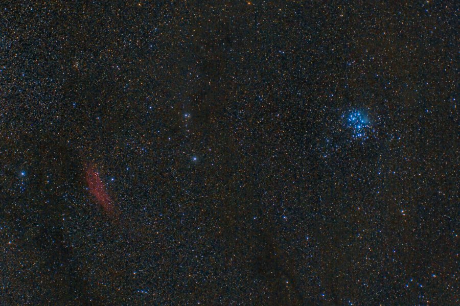 Jalonso1982's tweet photo. Gran campo de las Pléyades y nebulosa california reprocesado. Ganas de pillar esto en #LaPalma 😪 @starslapalma @astro_turismo @lapalmarss https://t.co/Bfjz8hucHE