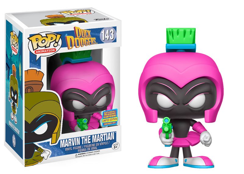 OriginalFunko's tweet photo. RT &amp; follow @OriginalFunko for the chance to win an #SDCC 2017 exclusive pink Marvin the Martian Pop! https://t.co/2LmgpLwDV4