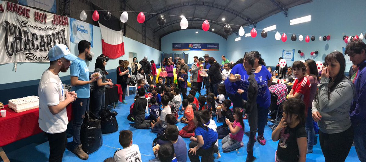 Festejo del día del niño con el club Chacarita #SoyJoven