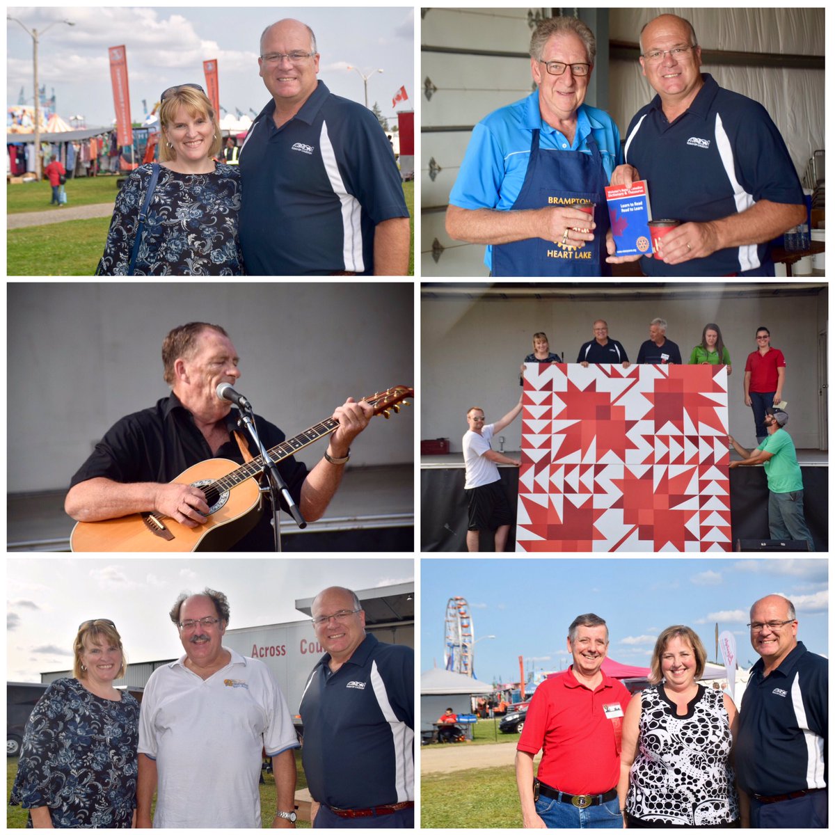 Come on out &amp; enjoy this beautiful summer-like weather at the <a href="/BramptonFair/">Brampton Fall Fair</a>. #Canada150 <a href="/SylviaJonesMPP/">Sylvia Jones</a> <a href="/CaledonBand/">Caledon Concert Band</a> facebook.com/AllanThompsonC…