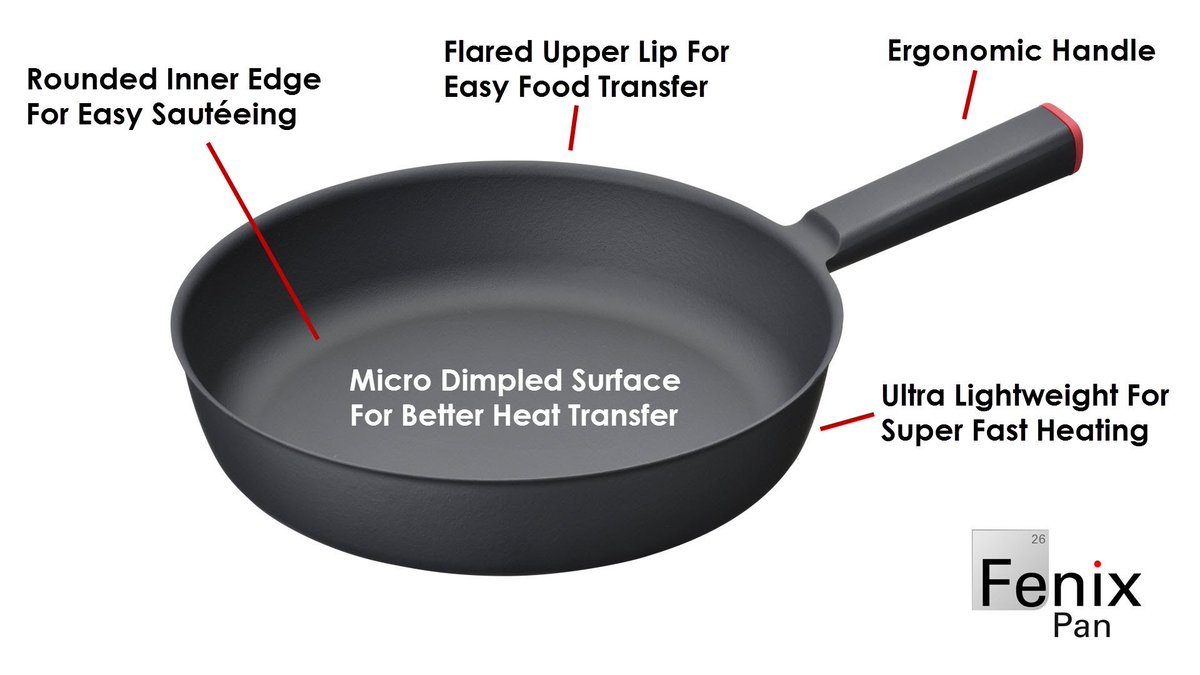 TheFenixPan's tweet image. What makes the @TheFenixPan special? Attention to the littlest details and a revolutionary manufacturing process: igg.me/at/fenixpan