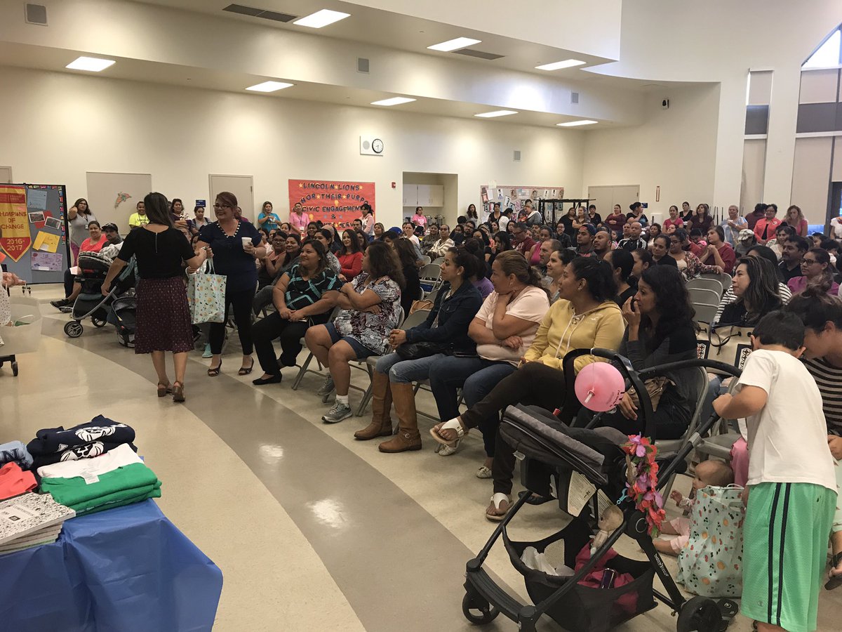tledesma00's tweet photo. Fabulous Friday allowed us to spend the morning with over 300 parents. Lincoln Lions are excited about parent engagement. https://t.co/4FW5EovB5g