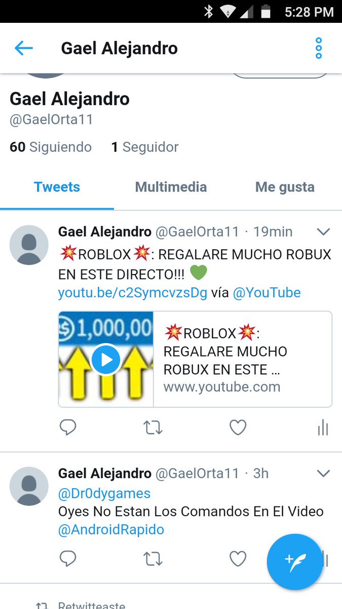 Gael Alejandro At Gaelorta11 Twitter - comandos admin roblox