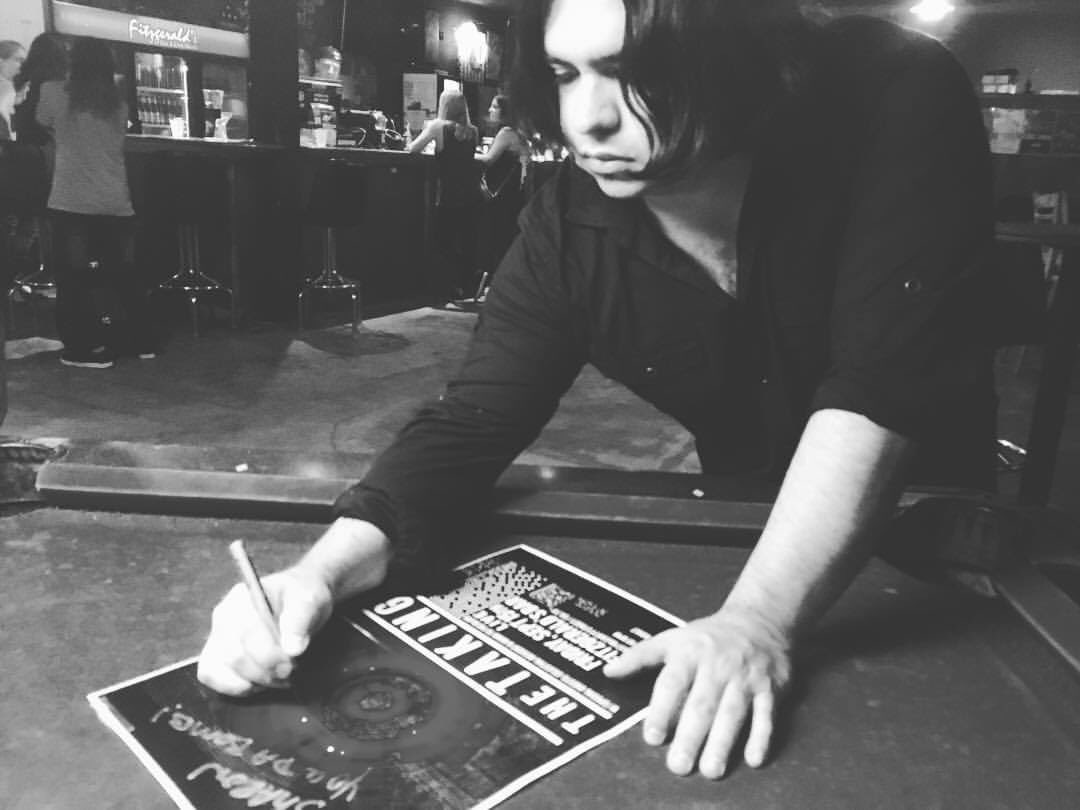 thetakingband's tweet image. @takingdaniel signing some posters after the great show last night at Fitz. Special thanks to everyone for coming out! Until next time...