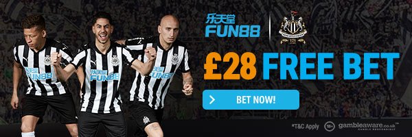 Fun88 £28 free bet