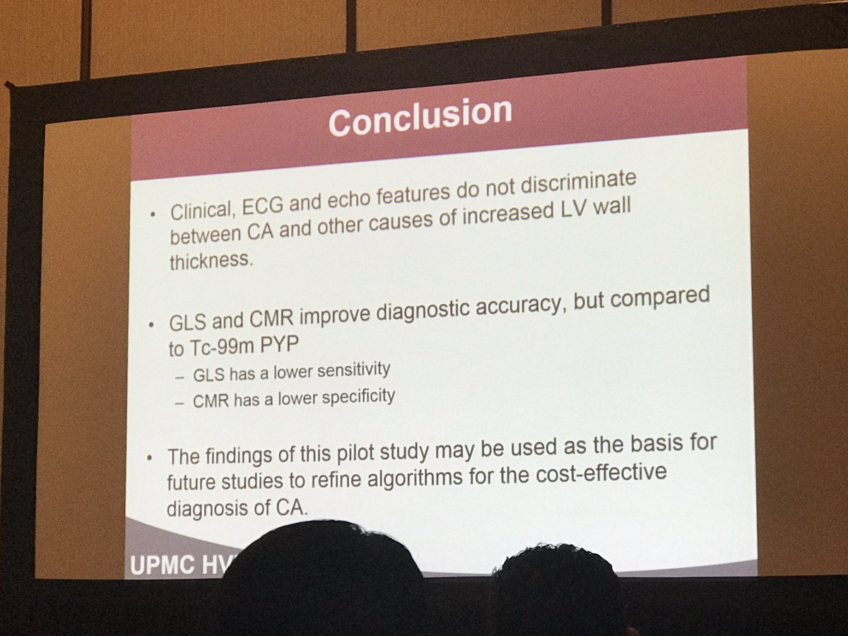 krishnapatel888's tweet photo. @MasriAhmadMD presenting #yia final ppt on diag modalities for attr cardiac amyloid. Gls lower sensitivity, cmr lower specificity #ASNC2017 https://t.co/o9znIJsyhP