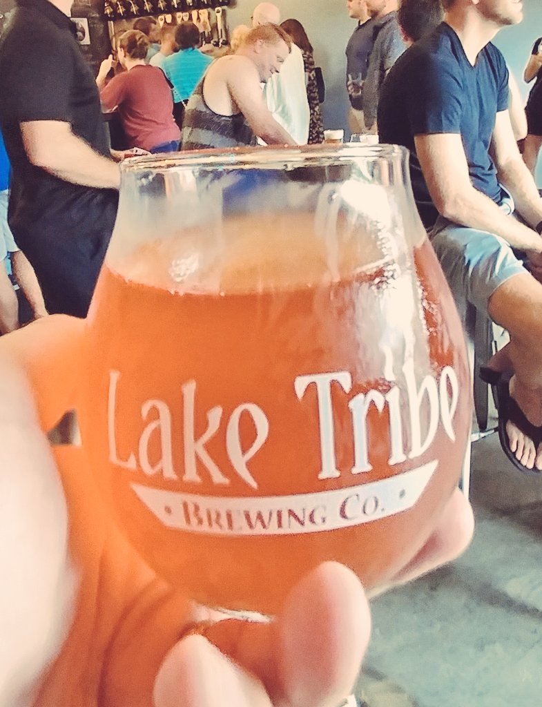 DannyAller's tweet photo. Had a great time at @LakeTribeBrew today.

Awesome beer. Great music. And I finally met @ahaf21 in the flesh. #GoodPeople #TeamTLH 🍻 https://t.co/gSLVehWgSa