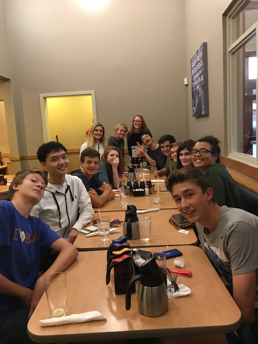 Won some rounds &amp; have a good work list! Dalton+Brett take 4th, Azja+Liv bring home our 1st DCI bid! Family dinner to celebrate! #lldb8fam