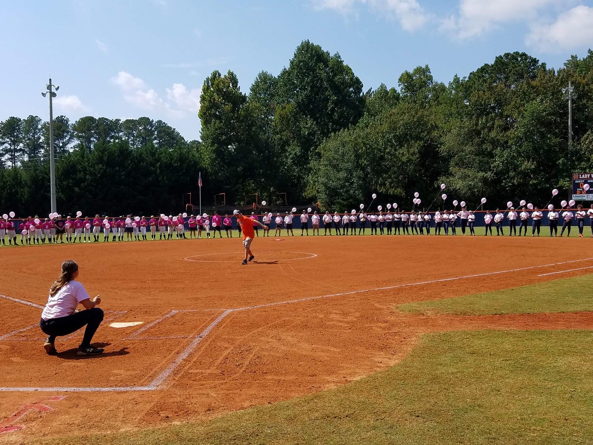 Thanks to <a href="/KMHSfastpitch/">KMHS fastpitch</a> for joining us in our annual Strike Out Cancer game! #GoWarriors <a href="/nchswarriors/">North Cobb Athletics</a>
