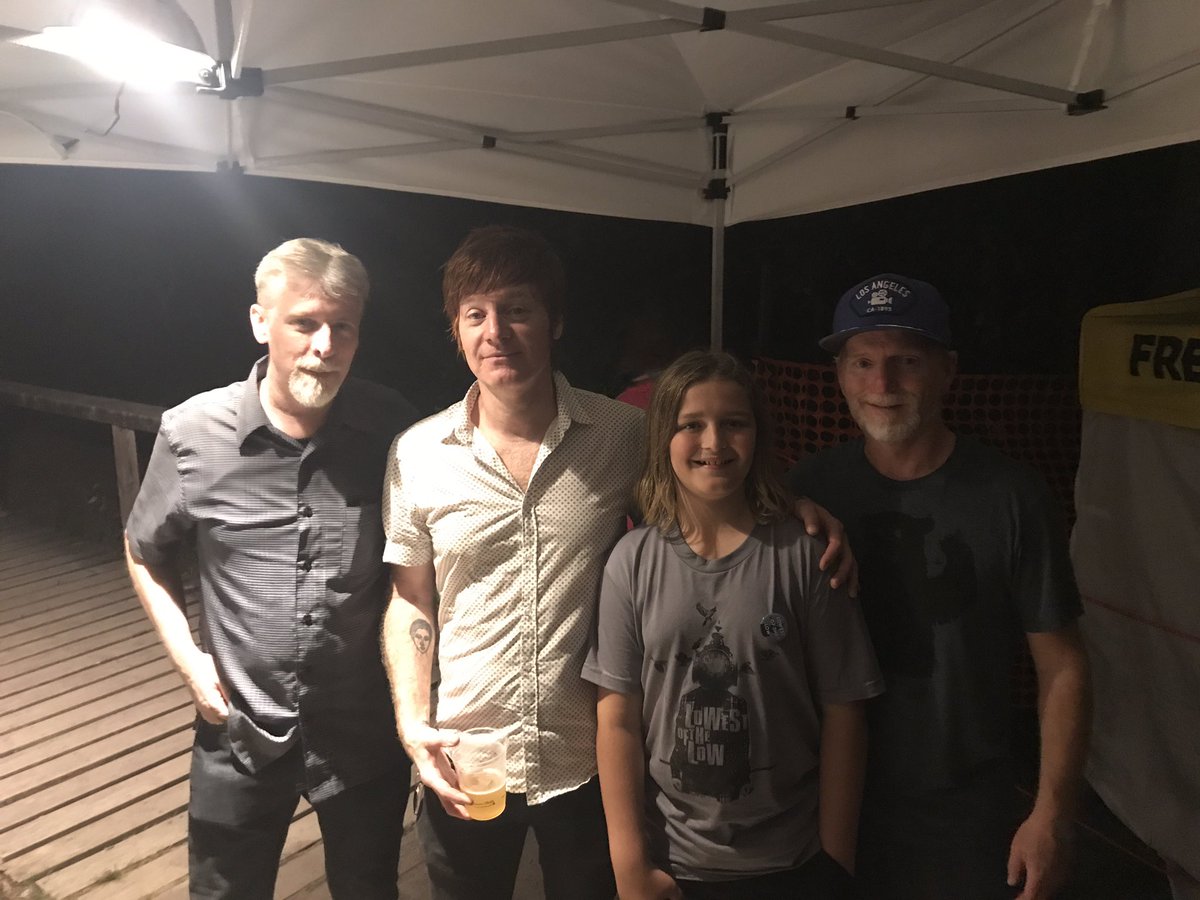 Chadmanfu's tweet photo. Took our family to their first @LowestOfTheLow show at @sandbanksmusic Got to sit beside Ron's Mom -so sweet, so proud and knew every lyric! https://t.co/l9cv2ocdSM