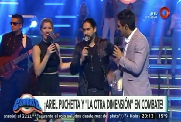 belleelaurita's tweet image. Ariel Puchetta y &quot;La otra dimensión&quot; llevaron la música a este sábado de #CombatePregunta 🎶🎉😜 @laufer4 @juani_martinez