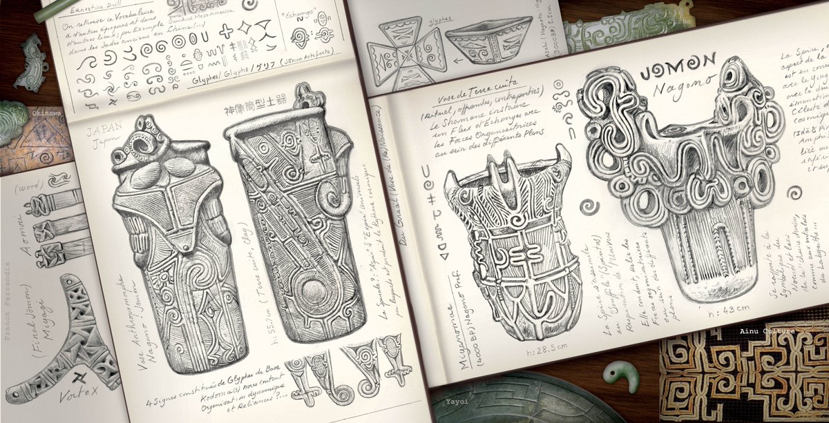 Per_Ignem's tweet image. #縄文式土器 #縄文時代 #JomonPottery #FireFlamePottery : Je suis l'Envers de la Flamme / I am Before &amp;amp; Beyond the Flame.