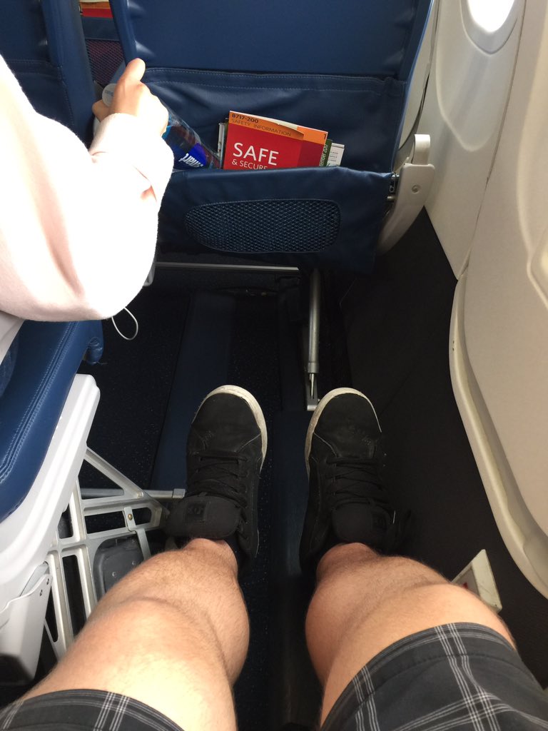 Shoutout to <a href="/delta/">Delta</a> SFO for the free upgrade! Cannot beat having this much leg room.