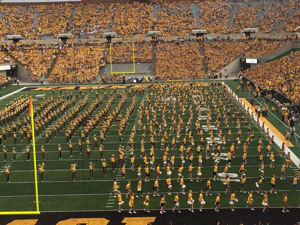 shaneknoche's tweet photo. @NSSilverShakers along with many other high school dance teams performed at half-time at the Iowa game today! Grear honor!! https://t.co/voURlphxwU