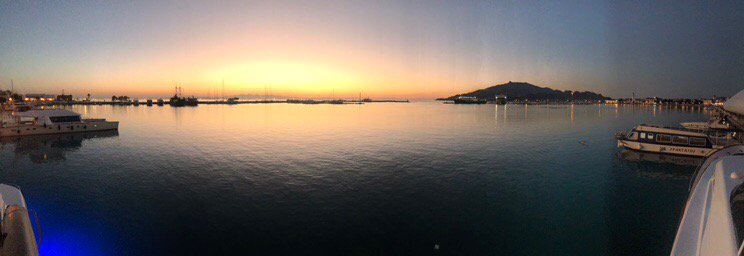 PManeas's tweet photo. Zakinthos Port in the morning before a run https://t.co/SPvah2mYeO