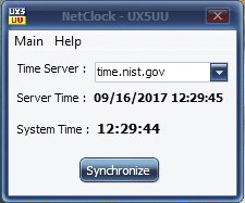 The program is connected to the  network time server  from time to time and synchronizes your computer. Download: qsl.net/ux5uu/files/Ne…