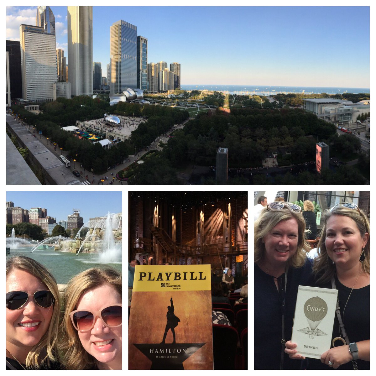 KatBrownSC's tweet photo. Awesome 40th bday weekend in Chicago! @HamiltonMusical awesome-especially @theofficialclee who just finished his junior year @BelmontUniv https://t.co/YwHbJI4fbC