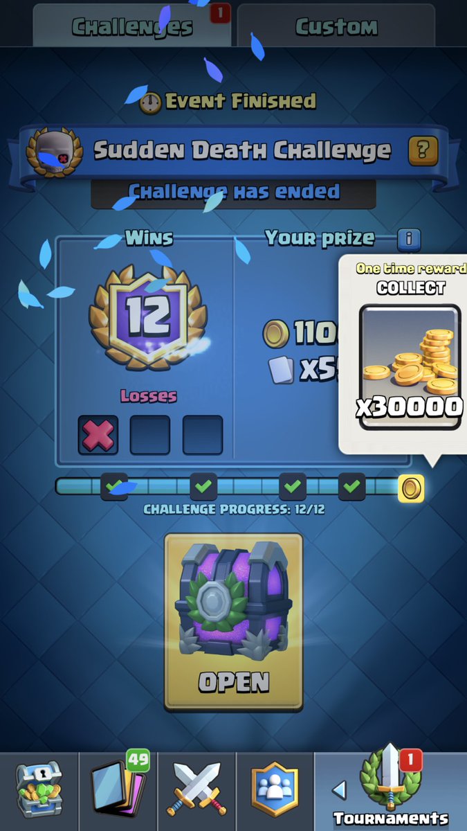 trainerjakeCR's tweet photo. Broke the streak (peaked at 11 in both Mega Knight challenges) https://t.co/YdQ3b34QZB