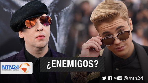 ¿Enemigos? Marilyn Manson calificó a Justin Bieber de arrogante y estúpido bit.ly/2eYtBbf