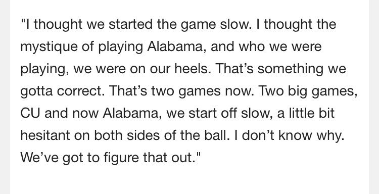seanvstar's tweet photo. Interesting quote from Mike Bobo after tonight's loss at Alabama #CSURams #CSUvsBama https://t.co/ocVE1vluFX