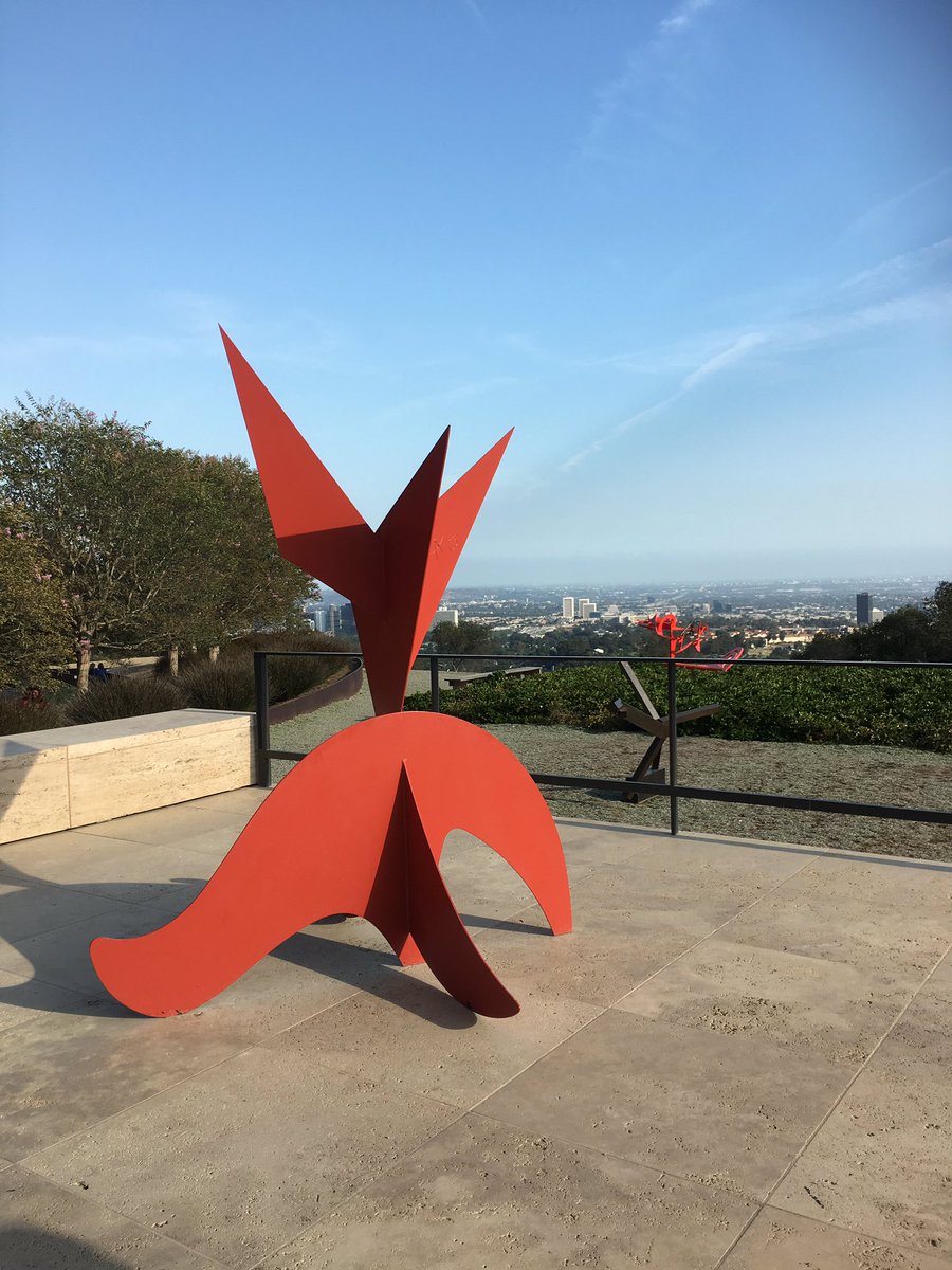juliedodet's tweet photo. Beautiful Calder sculpture with a beautiful view at the Getty Center  #sculpturewithaview https://t.co/rouWKAIqM8