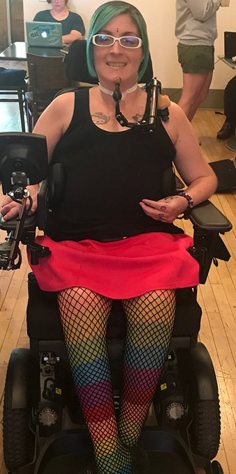 My pretty pride outfit! #rainbowfishnets #happypride https://t.co/mQCE6EAsOW<a href="/tag/rainbowfishnets"class="tags">#rainbowfishnets</a><a href="/tag/happypride"class="tags">#happypride</a>