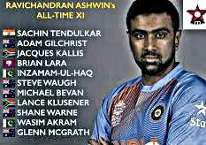 Happy Birthday  Here Is Ashwin\s All Time XI Which he Picked In Apr 2016 