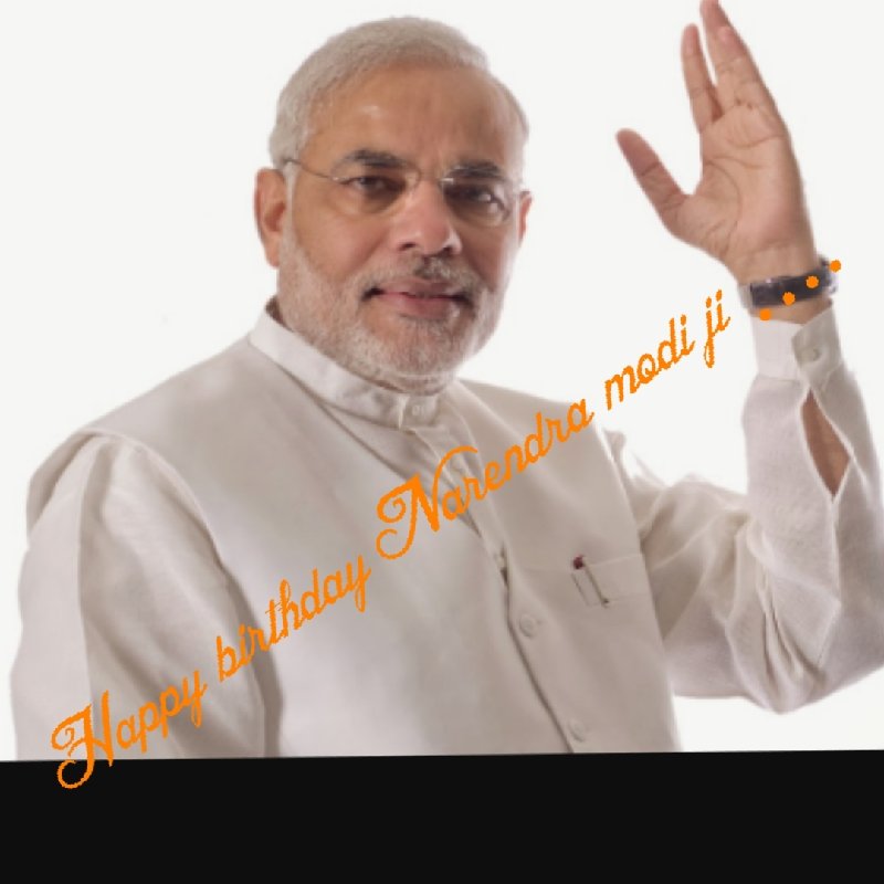  HAPPY BIRTHDAY NARENDRA MODI SIR ........              