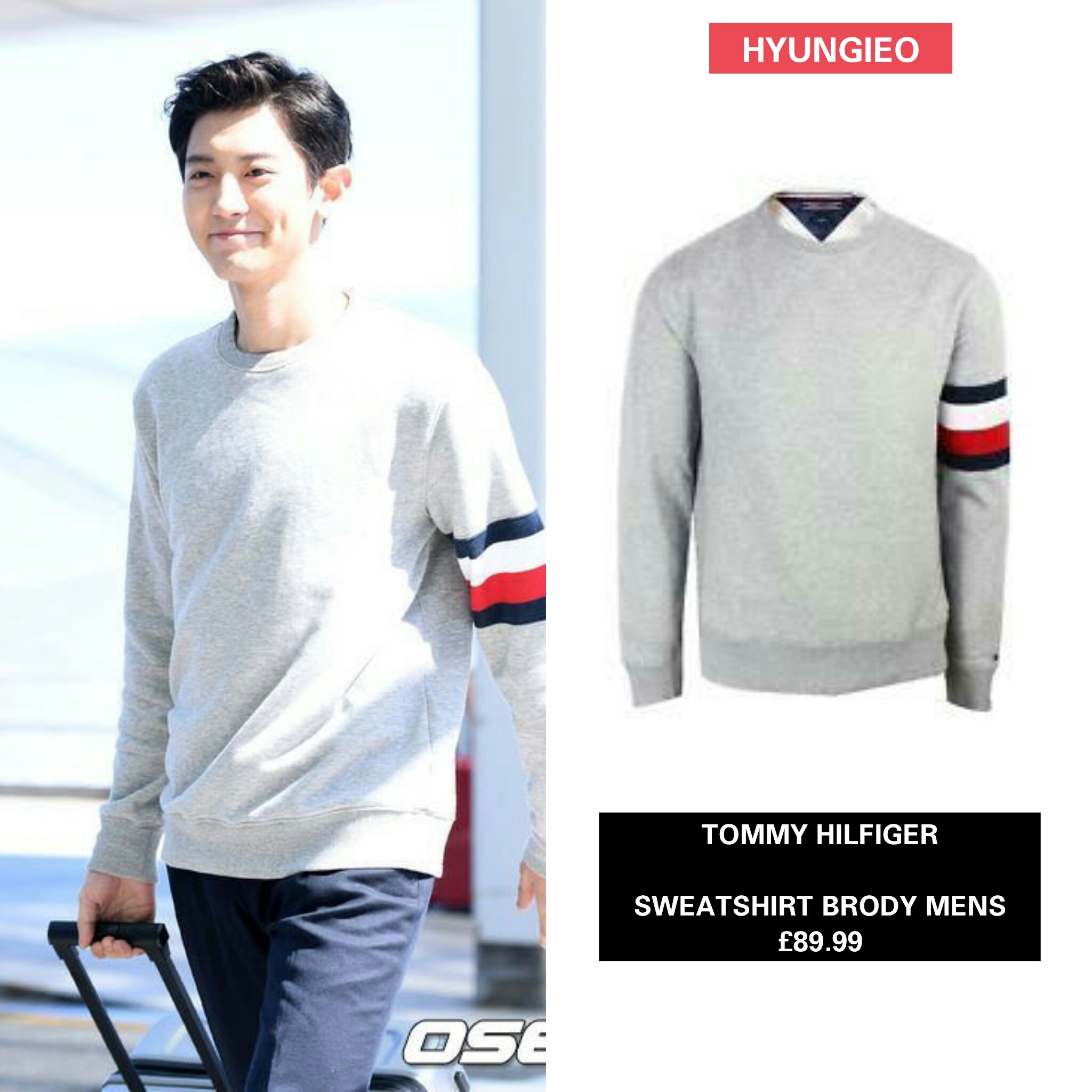 chanyeol tommy hilfiger hoodie