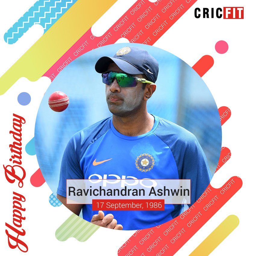 Cricfit Wishes Ravichandran Ashwin a Very Happy Birthday! 