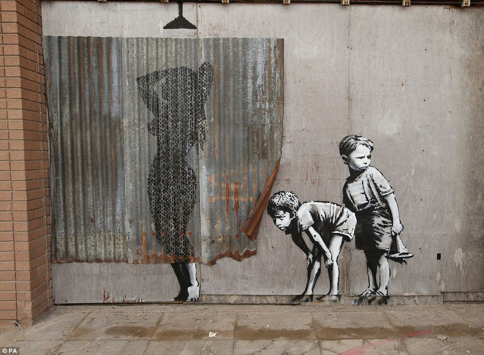 Mariadecuenca's tweet photo. #AwesomeUrbanArt #Bansky #LoveToDiscover https://t.co/Riqtdh98gP