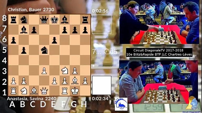 DiagonaleTV's tweet photo. A partir de 10h00 ce matin en direct le Rapide de Chartres sur #DiagonaleTV ! https://t.co/BF4XTbv7tI #échecs #chess https://t.co/DwgPcY4LwO