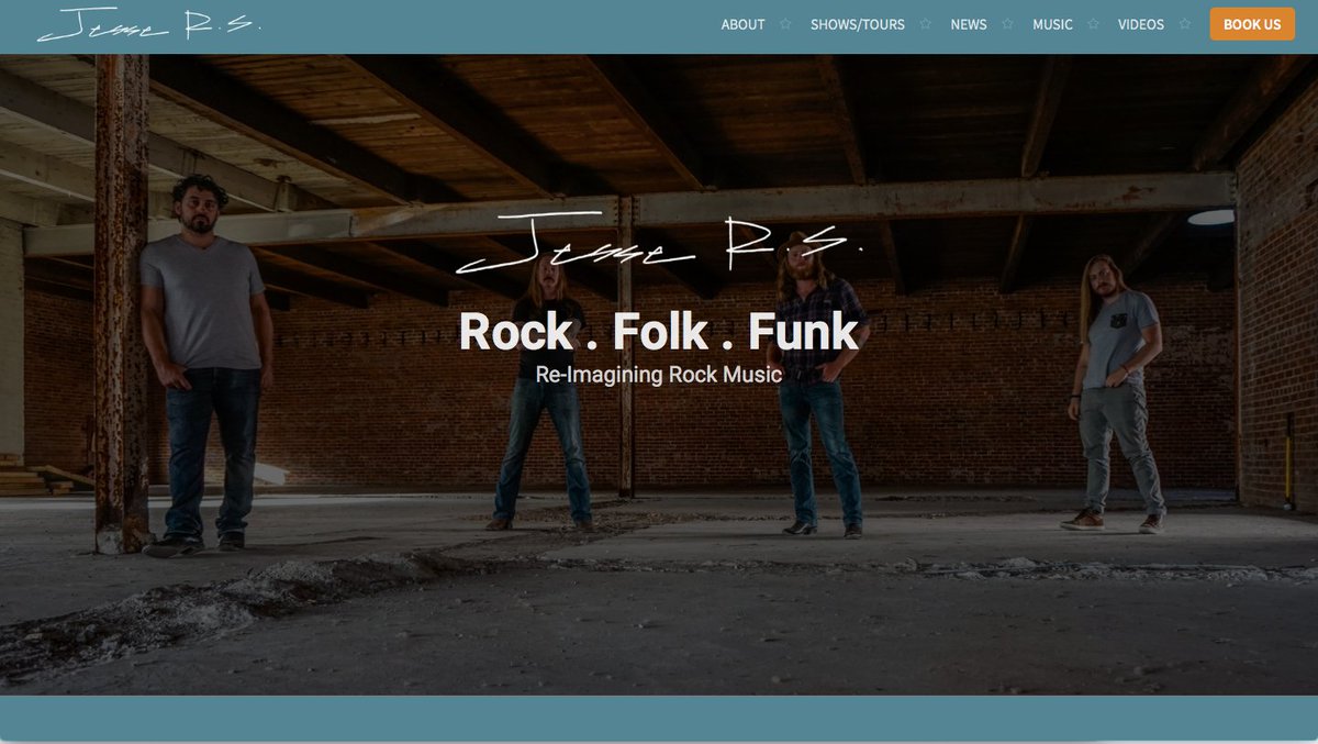 New on GenesisWP.guide, a new band website by <a href="/whiteleydesigns/">Matt Whiteley</a> for jessersmusic.com