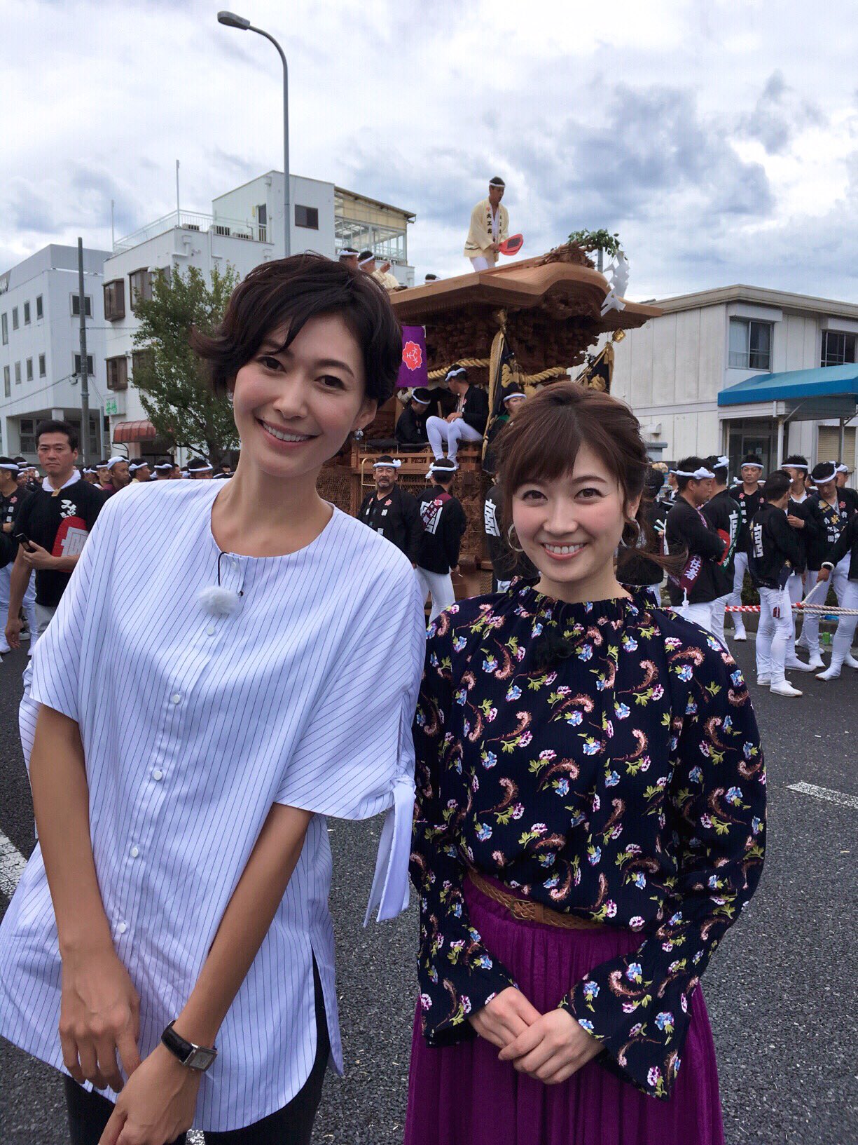 山口実香 岸和田だんじり祭の取材で 田丸麻紀さんとご一緒させて頂きました 詳しくはまたブログに書きたいと思います T Co Hmiolmzqq6 Twitter